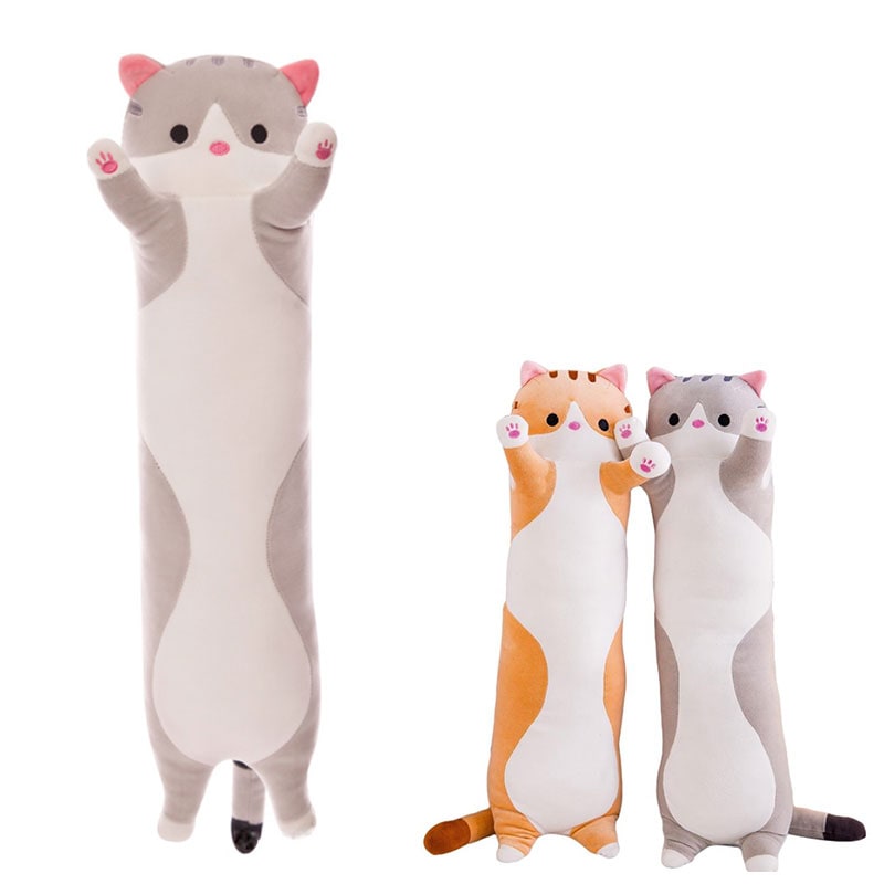 抱き枕 ねこ 癒し系 にゃんこ ふわふわ もちもち 可愛い 柔らか 横向き寝 子供 プレゼント ギフト
