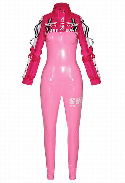 勝利の女神 ニケ 風 アリス ボディースーツ コスチューム コスプレ衣装 4点セット サイズ S―XXL