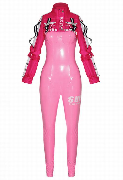 勝利の女神 ニケ 風 アリス ボディースーツ コスチューム コスプレ衣装 4点セット サイズ S―XXL