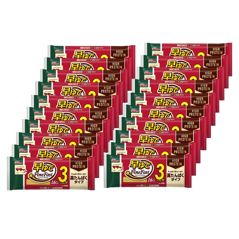 早ゆでスパゲティ FineFast 高たんぱくタイプ 300g 20袋セット 1.6mm パスタ 短時間調理