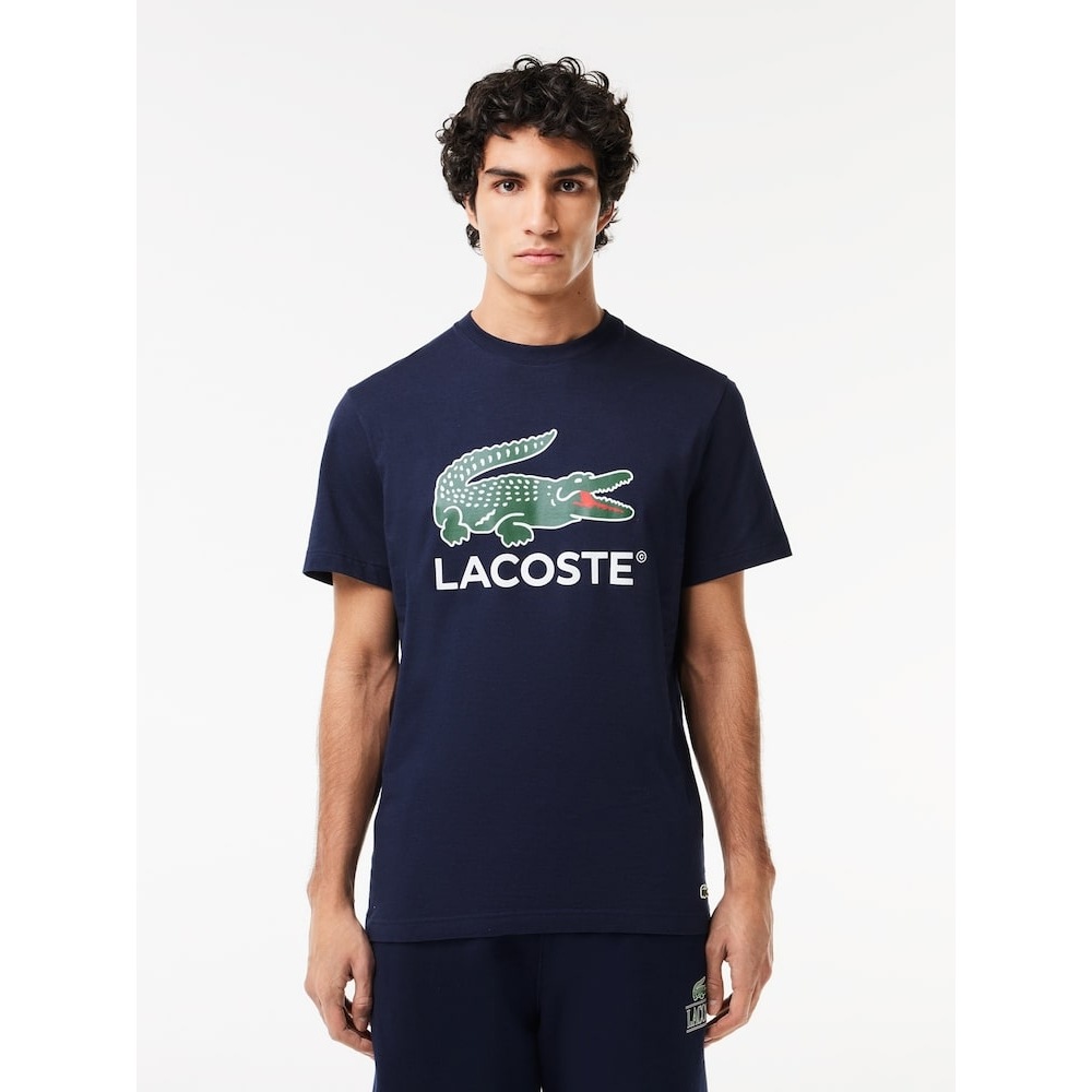 ラコステメンズビッグクロコグラフィック T シャツ TH6396-54G 166 Q2NTH6396-54G166