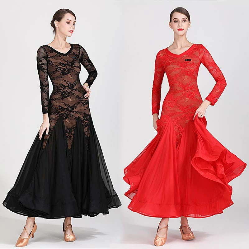 社交ダンス 衣装 ワンピース おしゃれ 大きい裾 黒 タンゴ モダンダンス 舞台 演出 イベント衣装 ステージ衣装 ラテンダンス ダンスウエア 競技 練習着 ダンスワンピース 女性用 ワルツ チャチャ 7,360円