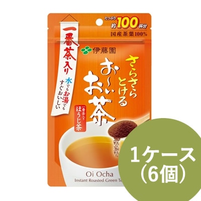 伊藤園 おーいお茶 さらさらほうじ茶 80g 6個 (1ケース) (送料無料) おーいお茶 ほうじ茶