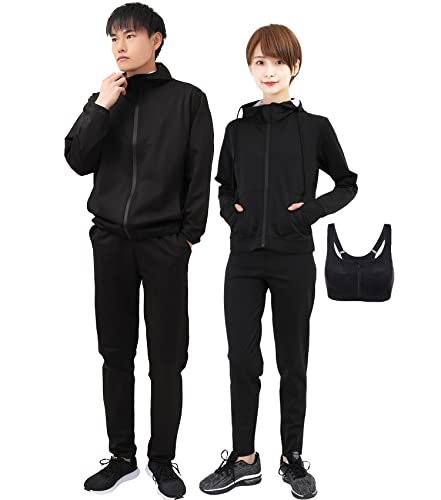 色：ブラックMens サイズ：XL [Smarty] 世界代表選手も愛用&動画付 サウナスーツ レデ