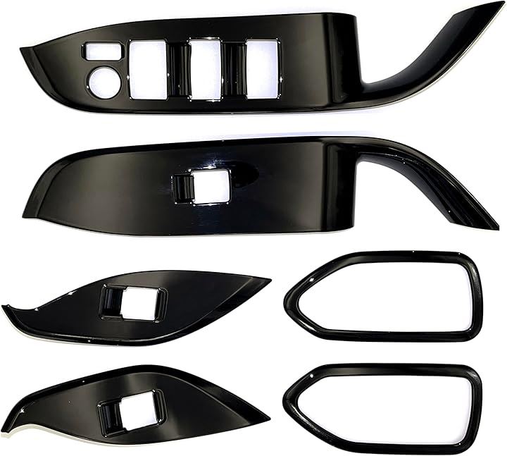 新型 ノア ヴォクシー 90系 アクセサリー 内装 インナードアハンドルカバー(ピアノブラック)