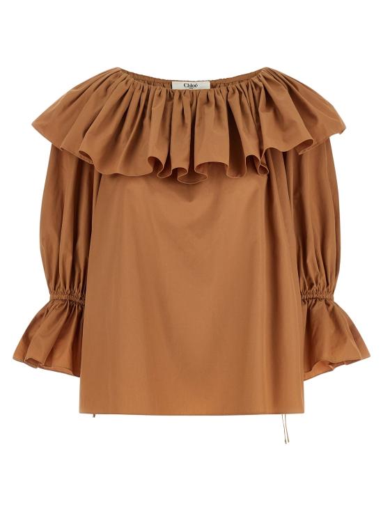 CHLOE Women Blouses CH26UH101144 Beige