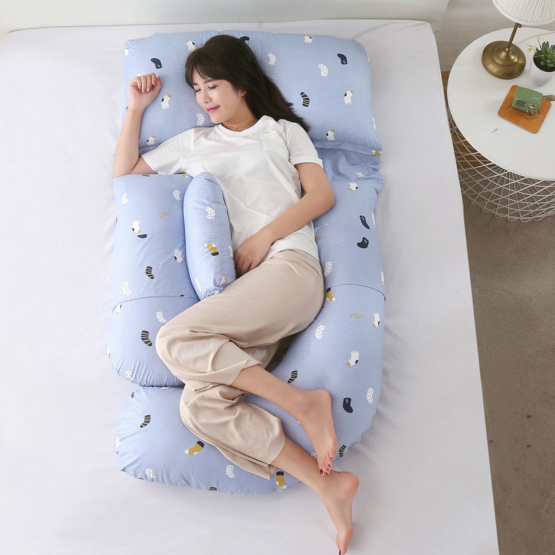 妊婦用枕腰保護横向き寝枕お腹と腹部をサポートマーケティング テンプレート終了