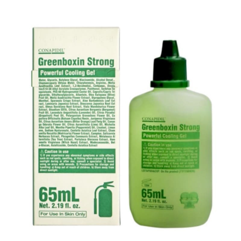 【正規品】CONAPIDIL green boxin strong/コナフィディル グリーンバクシンストロング 65ml [紅潮トラブル鎮静ジェル] 7,278円
