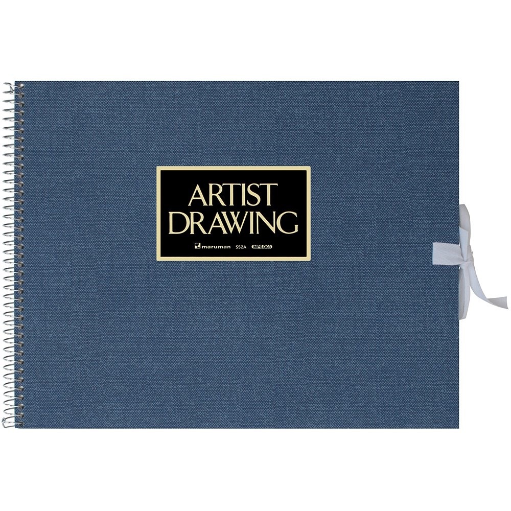 （まとめ買い）スケッチブック アーチストメダリオン F2 特厚口 20枚 ブルー S52A-02 [x5]