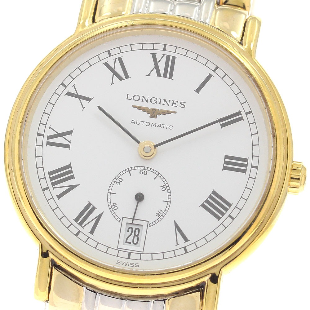 ロンジン LONGINES L4.804.2 プレザンス デイト 自動巻き メンズ _957209【中古】