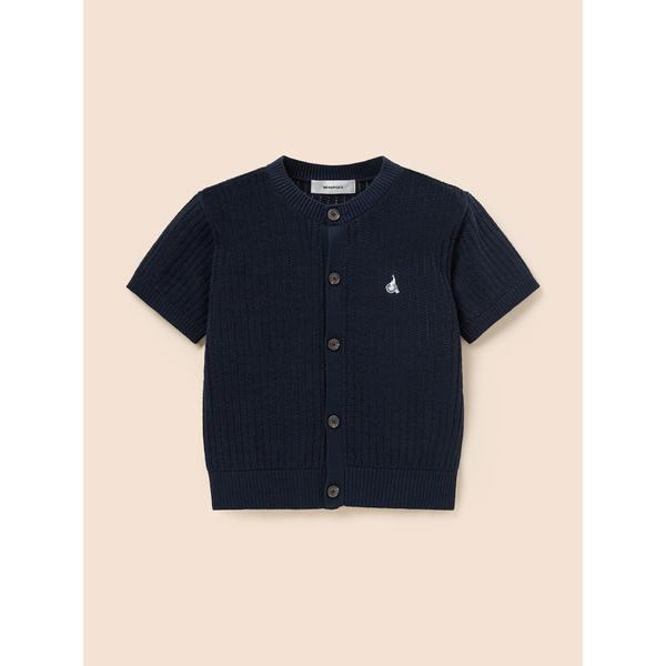 [BEANPOLE KIDS] クロシェカーディガン ネイビー (BI545AU01R)