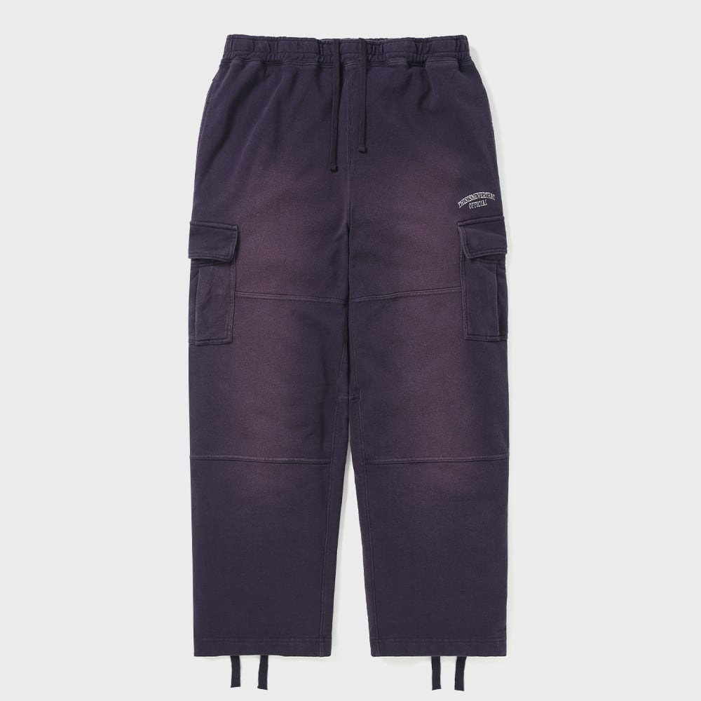 ディス・イズ・ネヴァー・ザット・カーゴ・スウェットパンツダークパープル