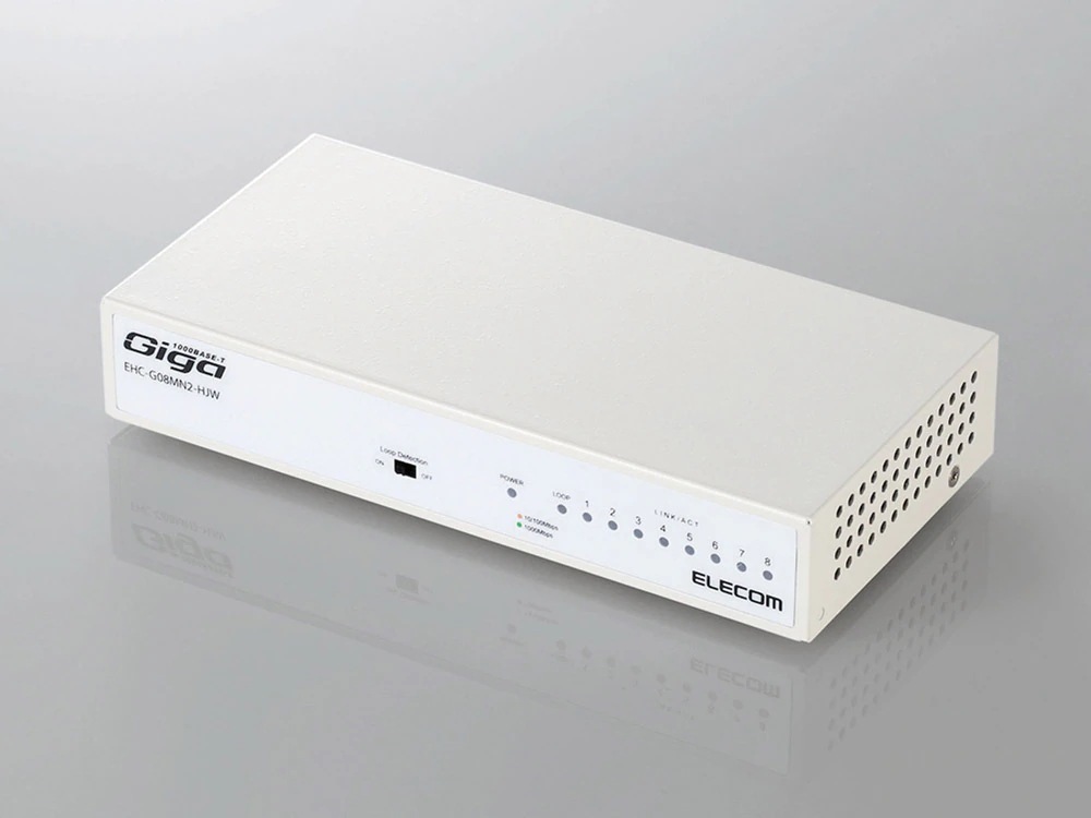 EHC-G08MN2-HJW [ホワイト] スイッチングハブ