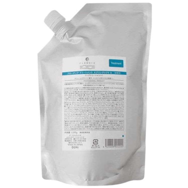 フローディア トリートメント スプリングリフト 1000g レフィル 詰替え 細毛 軟毛 ふんわり感 弾力 ボリューム 艶髪