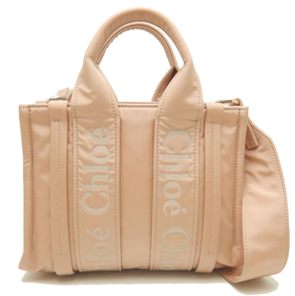 ウッディ スモールトート CHC23WS397L416K7 ハンドバッグ ナイロン ピンク レディース /253072【中古】