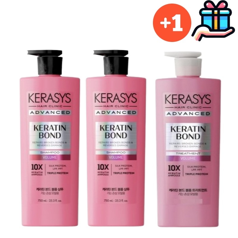 [大容量企画セット2 + 1]ケラチン シャンプー シャンプー2本·トリートメント1本·計3本セット【750ml × 3本】合計2.25L シャンプートリートメントセットヘアケア 髪質 ダメージヘア 5,307円