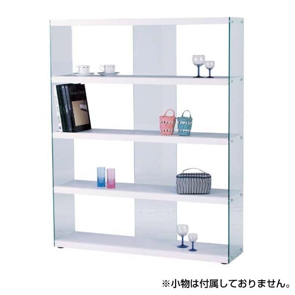HAB-625WH ホワイト Habシリーズ [ワイドグラスシェルフ] メーカー直送