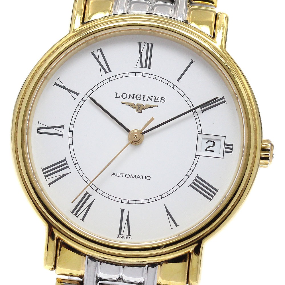 ロンジン LONGINES L4.721.2 グランドクラシック デイト 自動巻き メンズ _957174【中古】