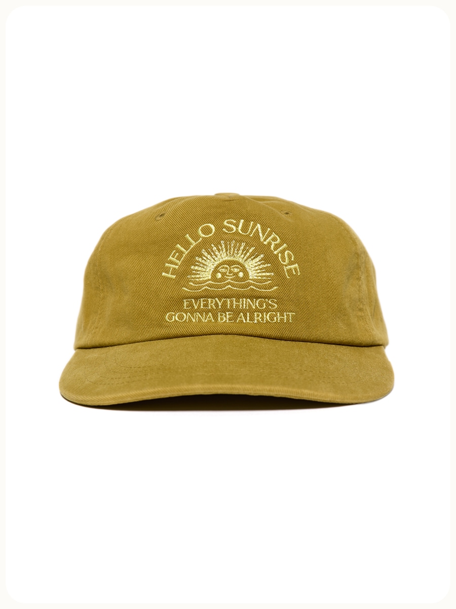 韓国 トレンド[HELLO SUNRISE]HS TRAVEL AGENCY LOGO 5PANEL CAP ☆Hello Sunrise☆ HS Travel Agency Logo 5Panel Cap