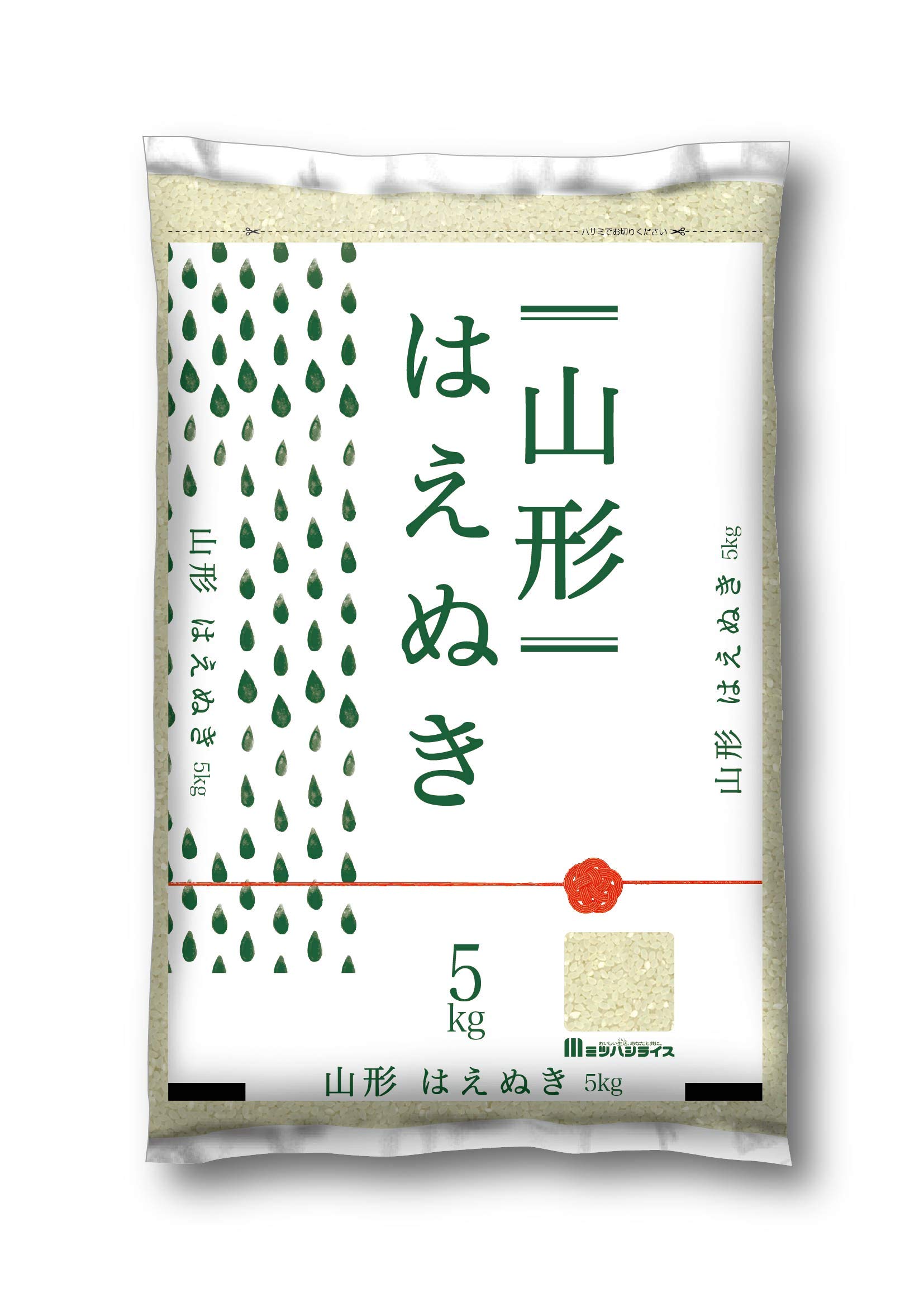 ミツハシ 【精米】山形県産はえぬき 5kg 令和6年産