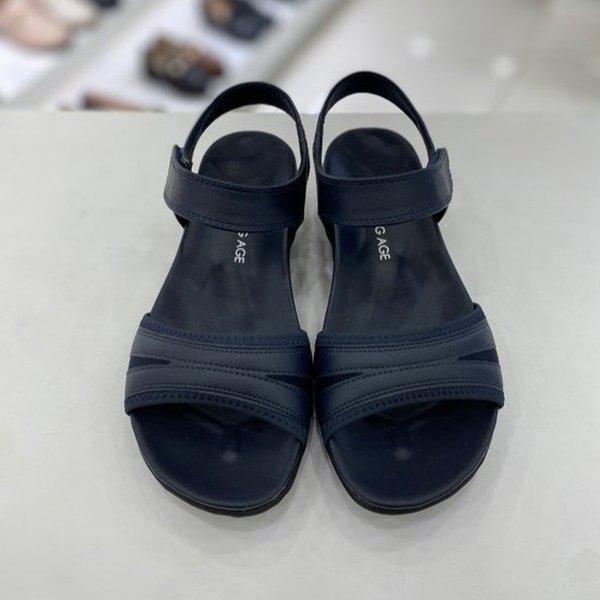 女性カジュアルストラップサンダル YAFMDS702NYBE HFPS2A GN_GN