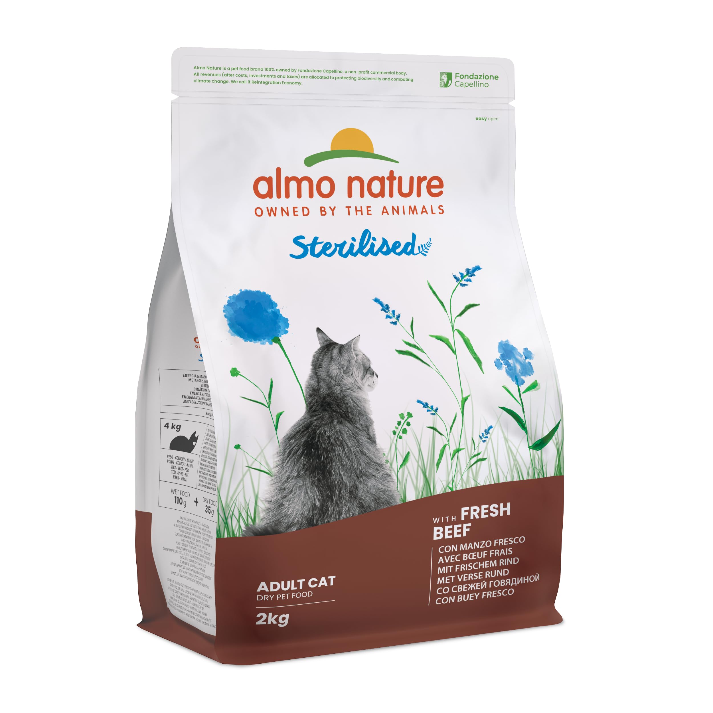 アルモネイチャー (almo nature) キャットフード ファンクショナル ビーフ&ライス 避妊去勢用 2
