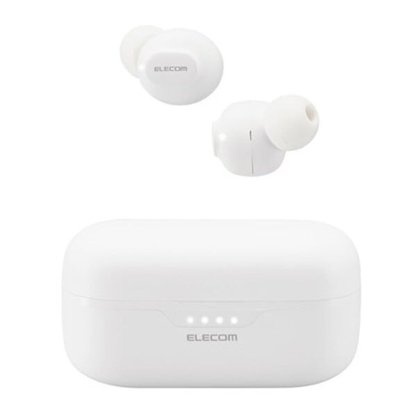 LBT-TWS16WH ホワイト [ワイヤレスイヤホン (Bluetooth 5.3 低遅延 タッチセンサー 超小型 AAC対応 密閉型 Type‐C充電)] メーカー直送