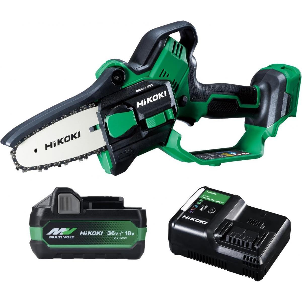 【在庫有・即納】HiKOKI 18V 充電式 ハンディ チェーンソー ミニチェンソー CS1810DD CS1810DD(XPZ)