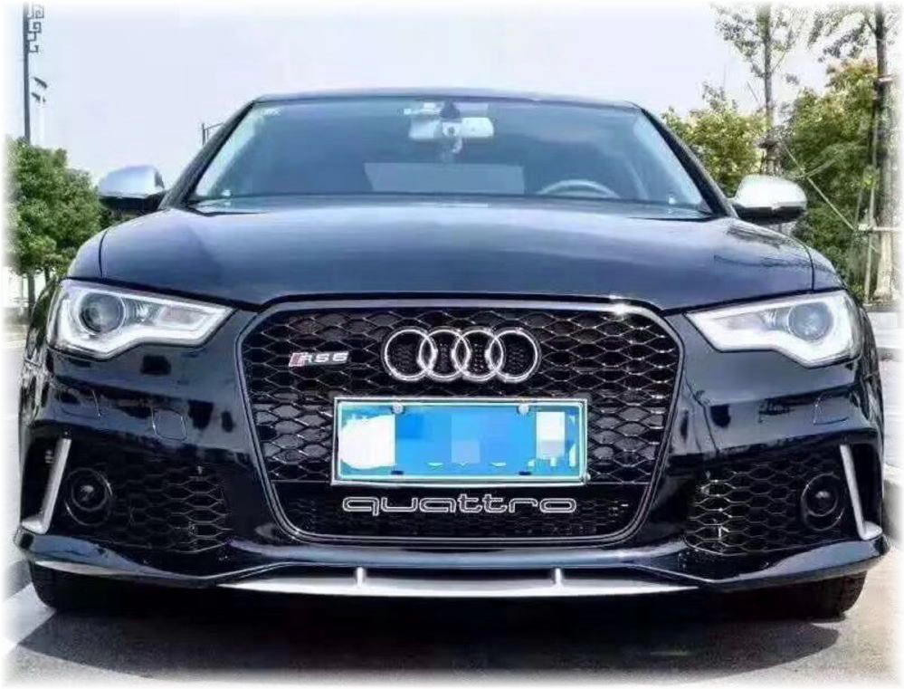 新品 アウディ 後期 2015 A6用 RS6 Look ウレタン製 Fバンパー RSグリル リアバンパー set