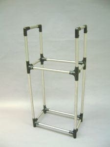 アイリスオーヤマ ステンレスタイヤラック カバー付 ブラック KSL-590C タイヤラック カバー付き 4本 収納 スチール ラック タイヤ 収納ラック 車 タイヤ カバー