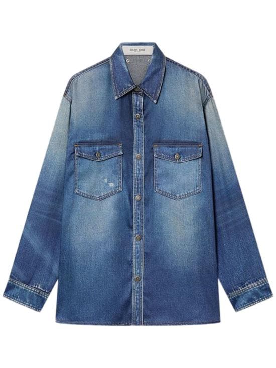 GOLDEN GOOSE Women Denims GWP02525P00240650100 Blue