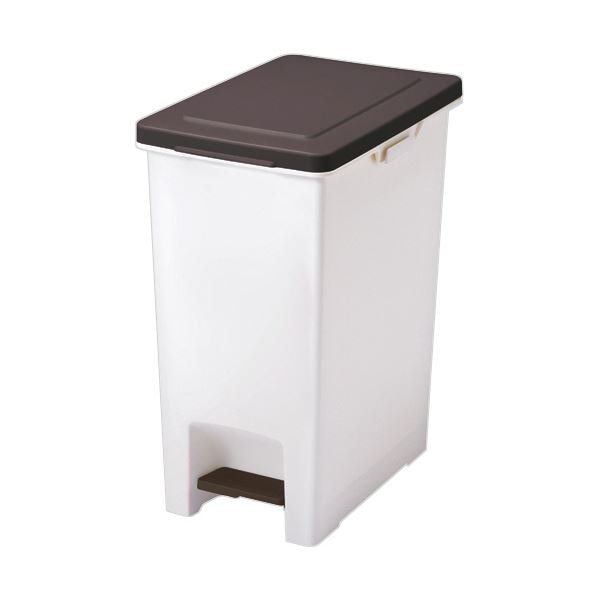 （まとめ）アスベル R防臭エバン ペダルペール 30L ブラウン 1台[x3セット]