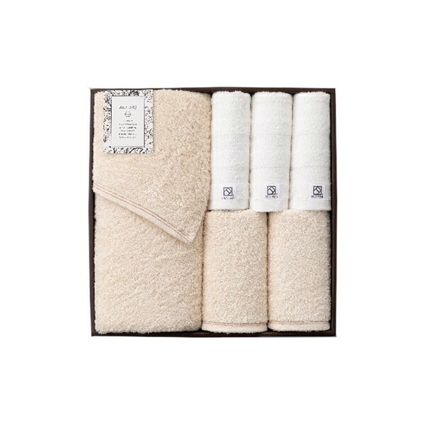 タオル ギフト 厚みへのこだわり 贅沢タオルセット タオル 大判バスタオル1枚 フェイスタオル2枚 ロングフェイスタオル3枚 BOX入り 内祝 内祝い お祝い返し ZT-2100