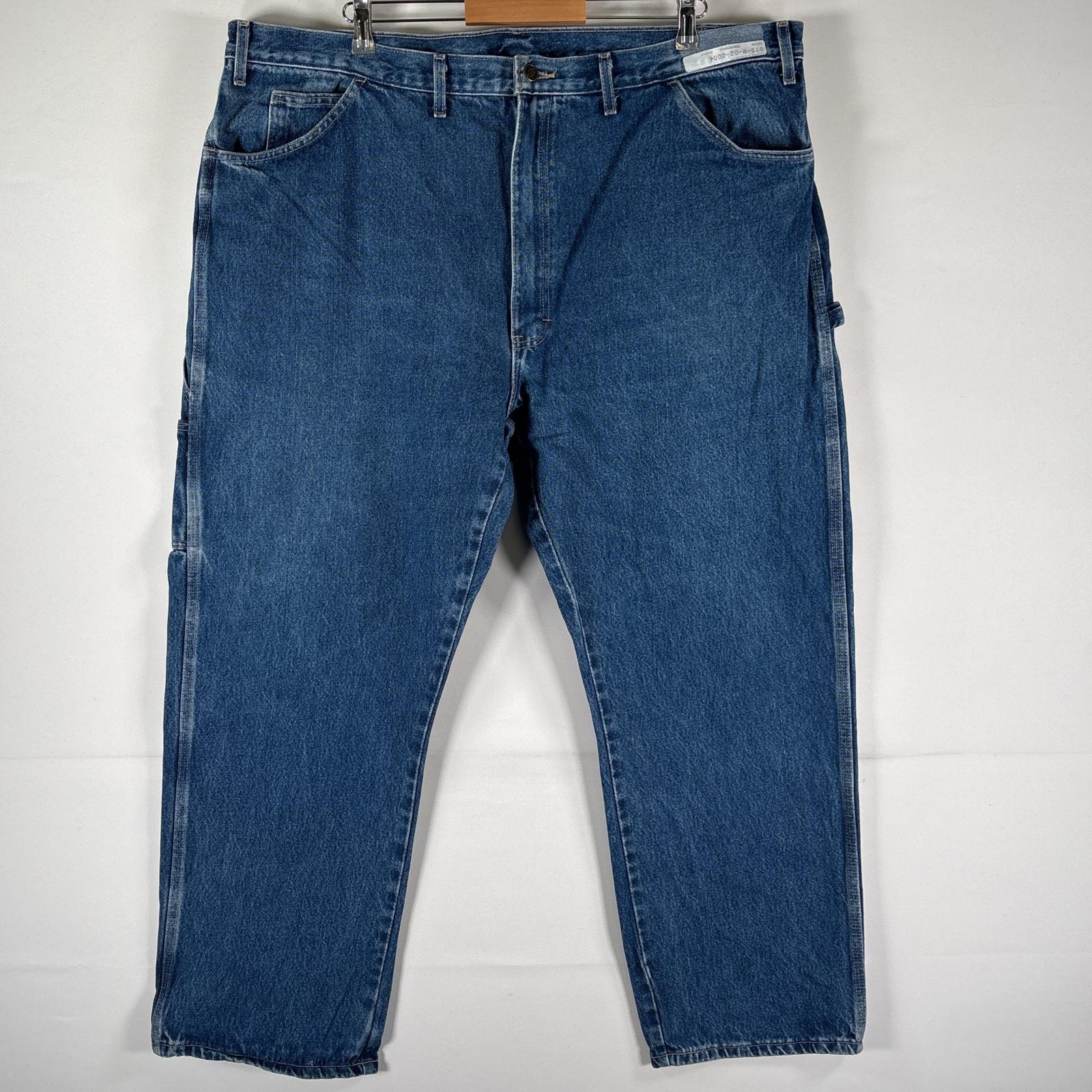 古着 デニムパンツ ブルーデニム ジーパン ジーンズ ワーク ペインター 大きいサイズ w46 L30 ブルー系 メンズ 5,005円