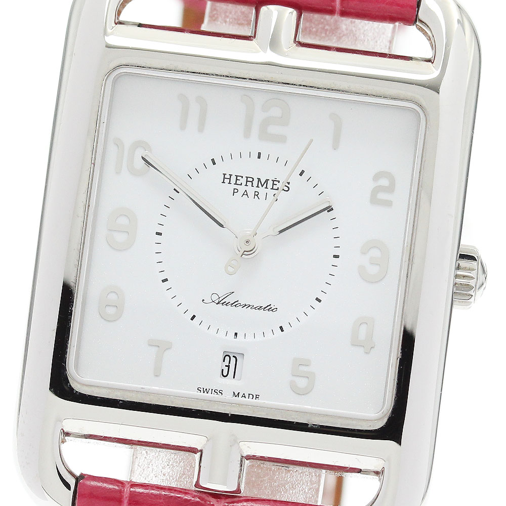 エルメス HERMES CC1.710a ケープコッド デイト 自動巻き メンズ 内箱付き_880874【中古】