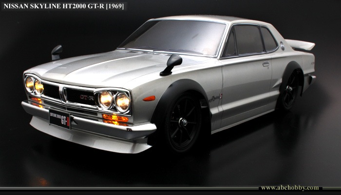 ABCホビー 1/10 電動RCカー用 01スーパーボディ ニッサン・スカイライン HT2000GT-R メッキバンパー仕様【67093】 ラジコン用 ABC 67093 ニッサン・スカイライン HT