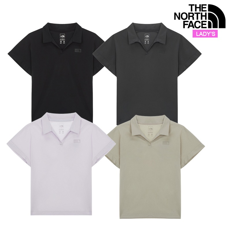 レディース フロスト 半袖 ポロ NT7PR42 日常 デイリー トラベル カジュアル アウトドア ベーシック シンプル スタイル 軽い バカンス ルック
