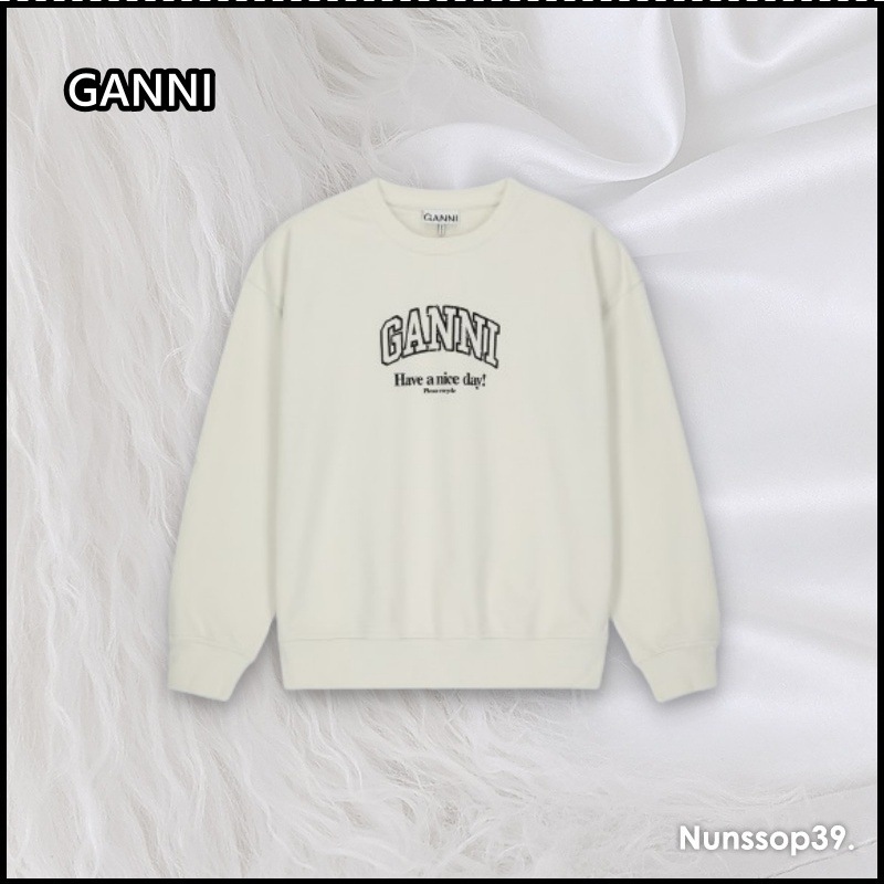 GANNI T4013 135 イソリー オーバーサイズ スウェットシャツ