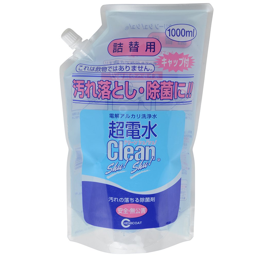超電水 クリーン シュ！シュ！詰め替え用 1000ml5個セット