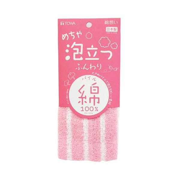 [5セット] 東和産業 綿想い めちゃ泡立つパイル綿100%タオル 34644X5