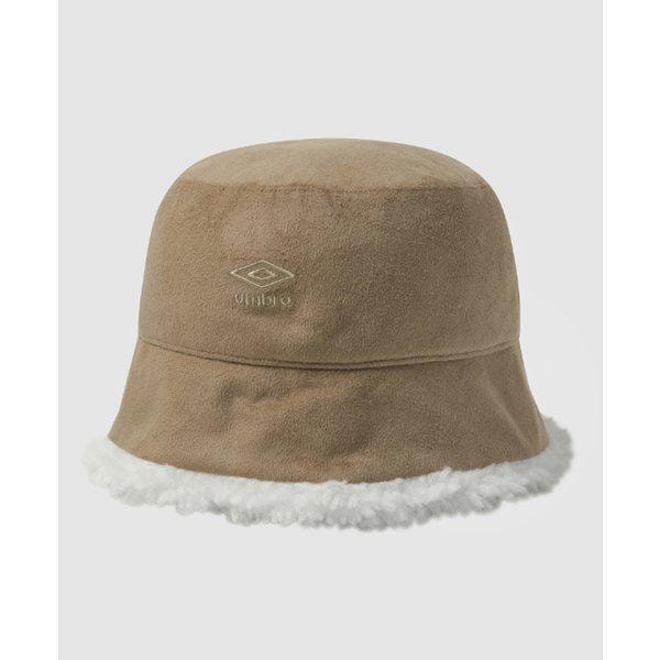 スエードシープスキンバケットハット共用 BB UP422CHTN7 BEI0 BLK0