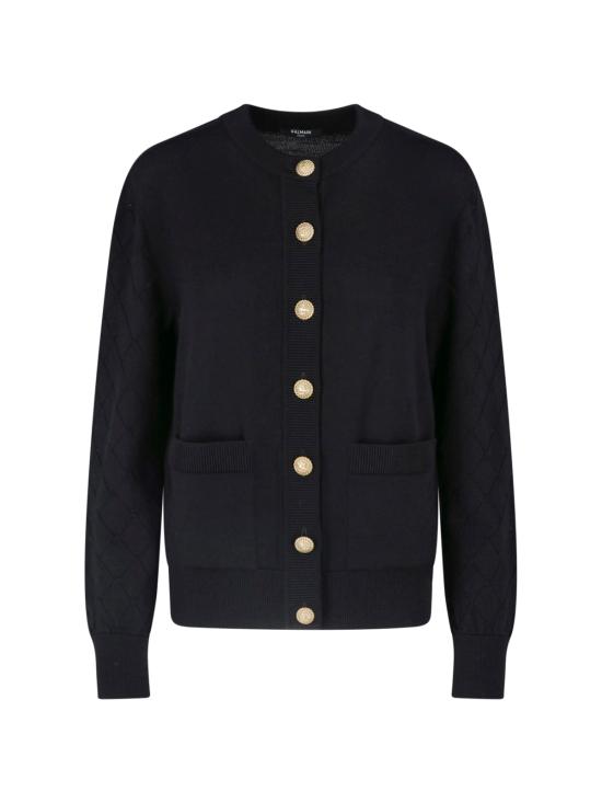 BALMAIN Women Sweater HF1KN085KJ99 0PA Black