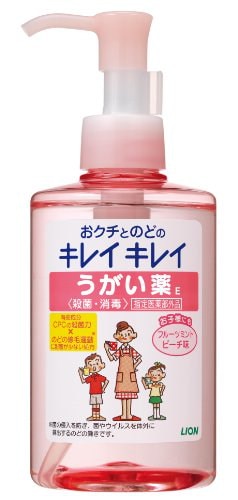 他サイト： 【医薬部外品】キレイキレイ うがい薬 フルーツミントピーチ味 200ml 指定医薬部外品の商品画像