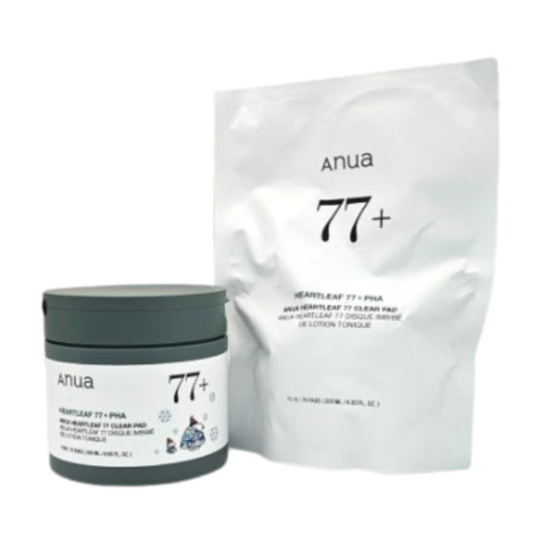 ドクダミ77%クリアパッド70枚(+70枚詰め替えパック)/敏感肌ケア/トラブル性肌ケア