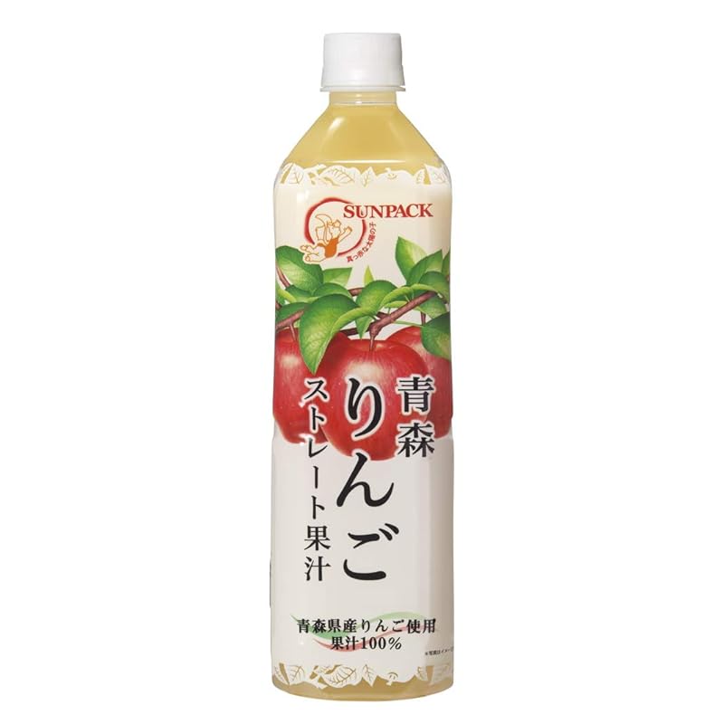ゴールドパック 青森りんご ストレート果汁 930ml ×12本