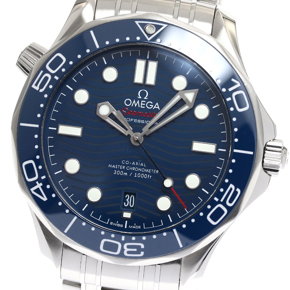 オメガ OMEGA 210.30.42.20.03.001 シーマスター300 コーアクシャル マスタークロノメーター 自動巻き メンズ 箱・保証書付き_893970【中古】