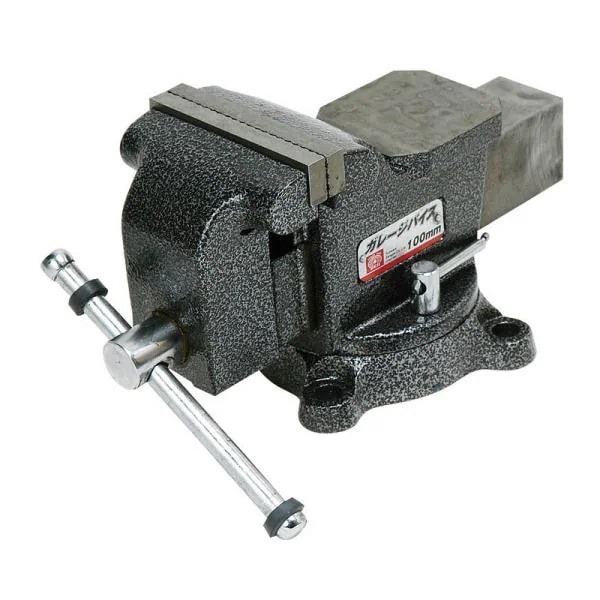 SK11 ガレージバイス 100MM 作業工具 クランプ バイス リードバイス