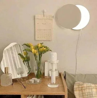 送料無料月食ライト 韓国インテリア 間接照明 壁掛け LEDライト ムードランプ プリーツラン3631福袋2025