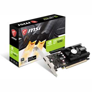 MSI MSI GeForce GT 1030 2GD4 LP OC / PCI Express 3.0 x4（形状はx16） グラフィックスボード GEFORCEGT10302GD4LP 8,496円