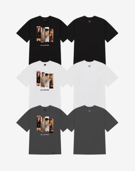 ブラックピンク公式ポップアップ限定 フォトTシャツ TYPE1 / K-POP ガールズグループ グッズ